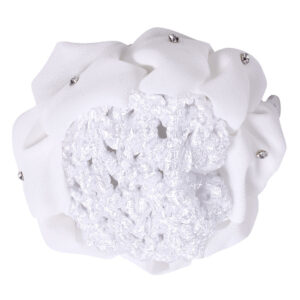 Retina per chignon "Flower" White
