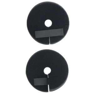 Rosette per morsi in neoprene con velcro Black