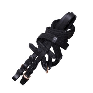 Redini in tela e cuoio Black