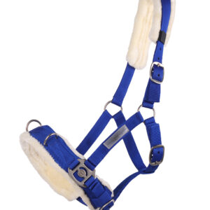 Capezzone doma con pelliccia sintetica Cobalt Blue