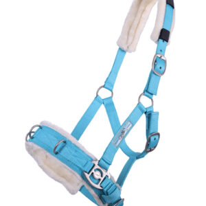 Capezzone Pony doma con pelliccia sintetica Sky