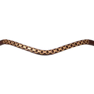 Frontalino "Calla" Brown/Gold