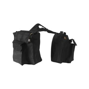 Bisaccia anteriore nylon deluxe Black