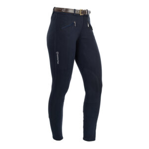 Pantaloni Donna modello Demetra in cotone elasticizzato Navy