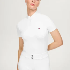 Maglia da gara Donna TH Avon manica corta Optic White