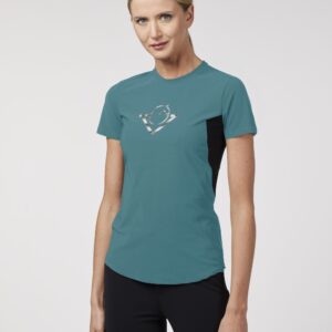 Sirolo Maglia da Allenamento da Donna a manica corta Dusty Blue