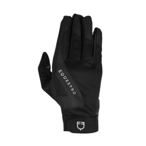 Guanti Adulto in tessuto tecnico con rivestimento in pile Black