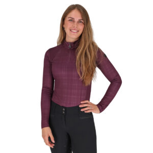 Maglia termica Donna Zahra Wine Red