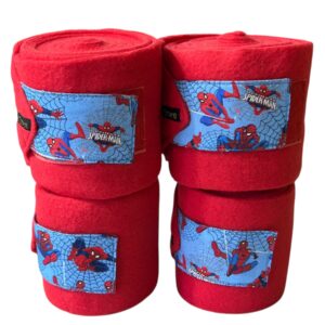 Fasce in pile Spiderman (4 pezzi)