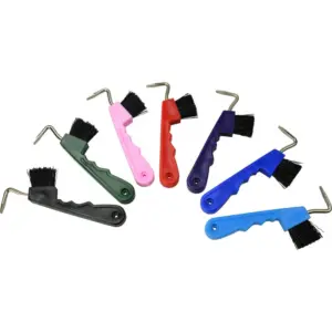 Nettapiedi per zoccoli con spazzola Hippotonic