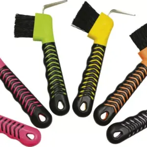 Nettapiedi per zoccoli con spazzola e impugnatura morbida