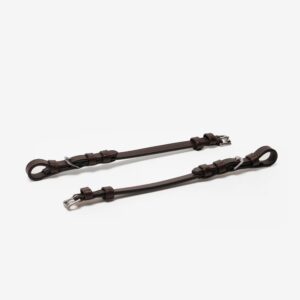 Coppia montanti briglia inglese Dark Brown