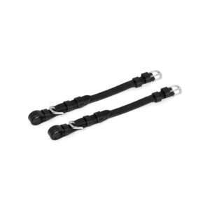 Coppia montanti briglia inglese Black