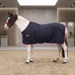 Coperta estiva Loveson Summer Stable Sheet Dark Navy/Pink