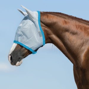 Maschera antimosche Amigo® Fly Mask Baby Blue/Electric Blue