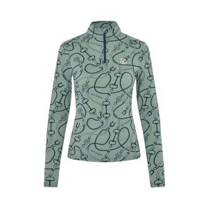 Maglia allenamento Donna KLLarissa Mesh Green Agave