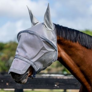 Maschera antimosche Ramboยฎ Flymask Silver/Titanium Grey/Silver