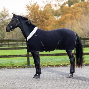Coperta in pile Shine per puledri e Falabella Black